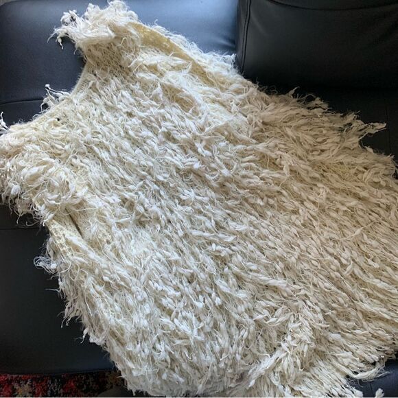 FAUX FUR SHAGGY CARDIGAN - Picture 7 of 10